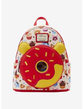 Loungefly Disney Winnie the Pooh Donuts Allover Print Mini Backpack , , hi-res