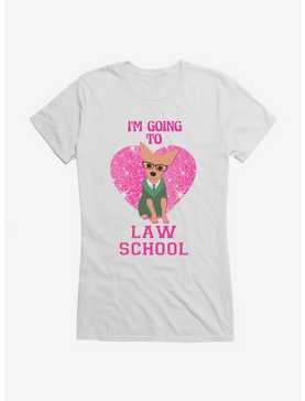Legally Blonde Bruiser Going To Law School Girls T-Shirt, , hi-res