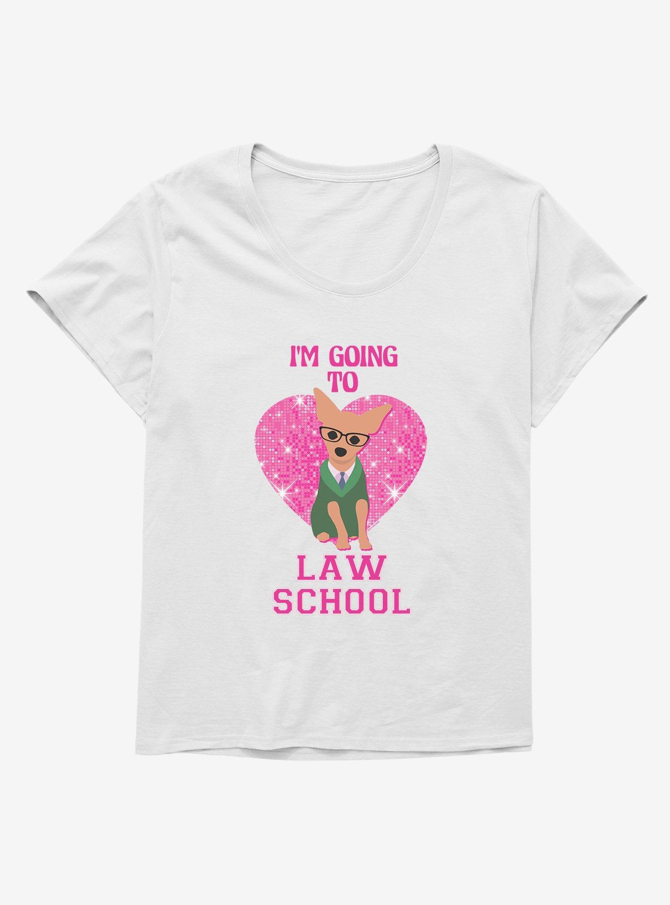 Legally Blonde Bruiser Going To Law School Girls T-Shirt Plus Size, , hi-res