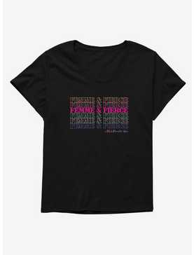 Legally Blonde Femme And Fierce Stack Girls T-Shirt Plus Size, , hi-res