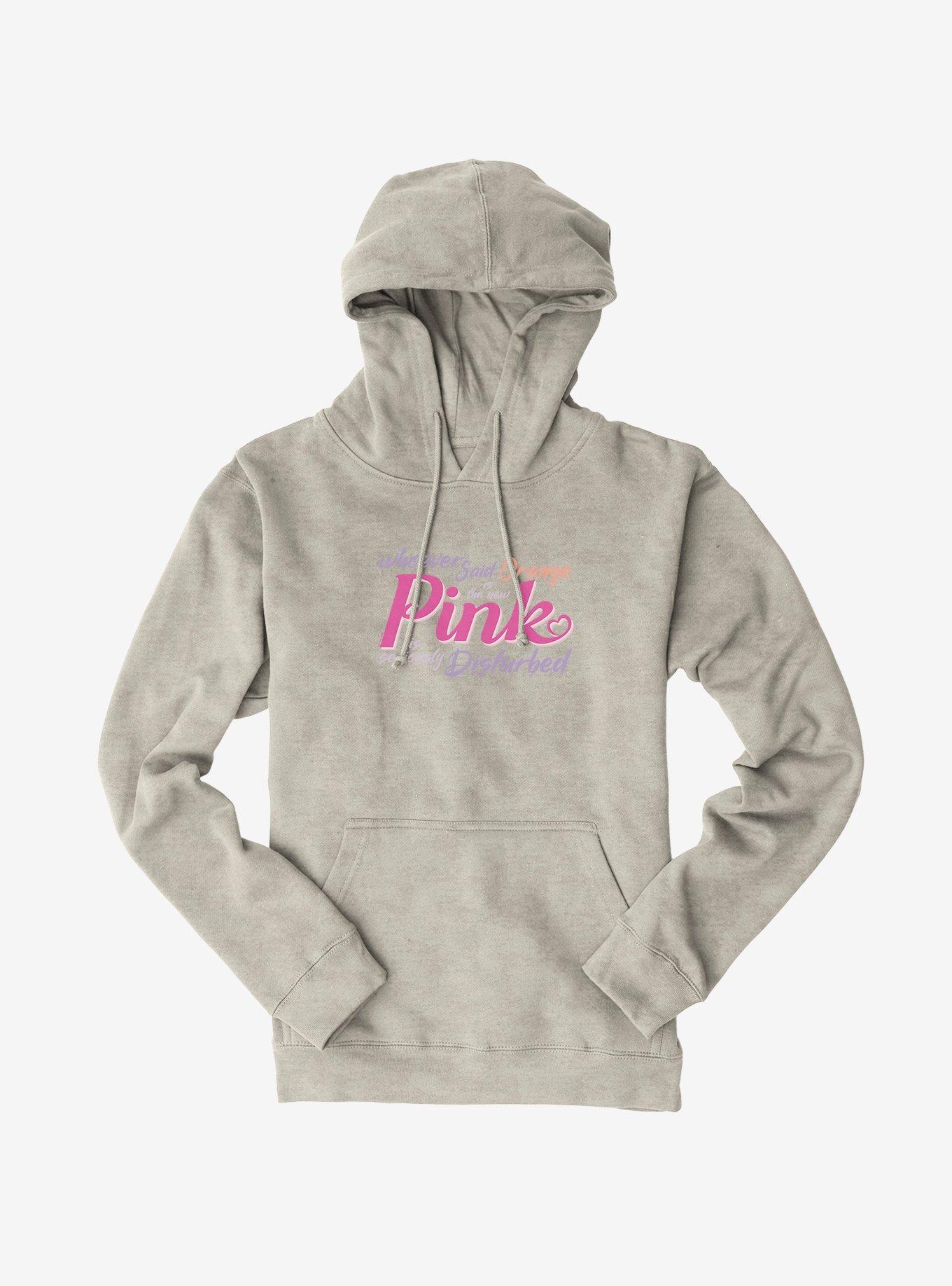 Legally Blonde Orange Is The New Pink Disturbed Hoodie, OATMEAL HEATHER, hi-res