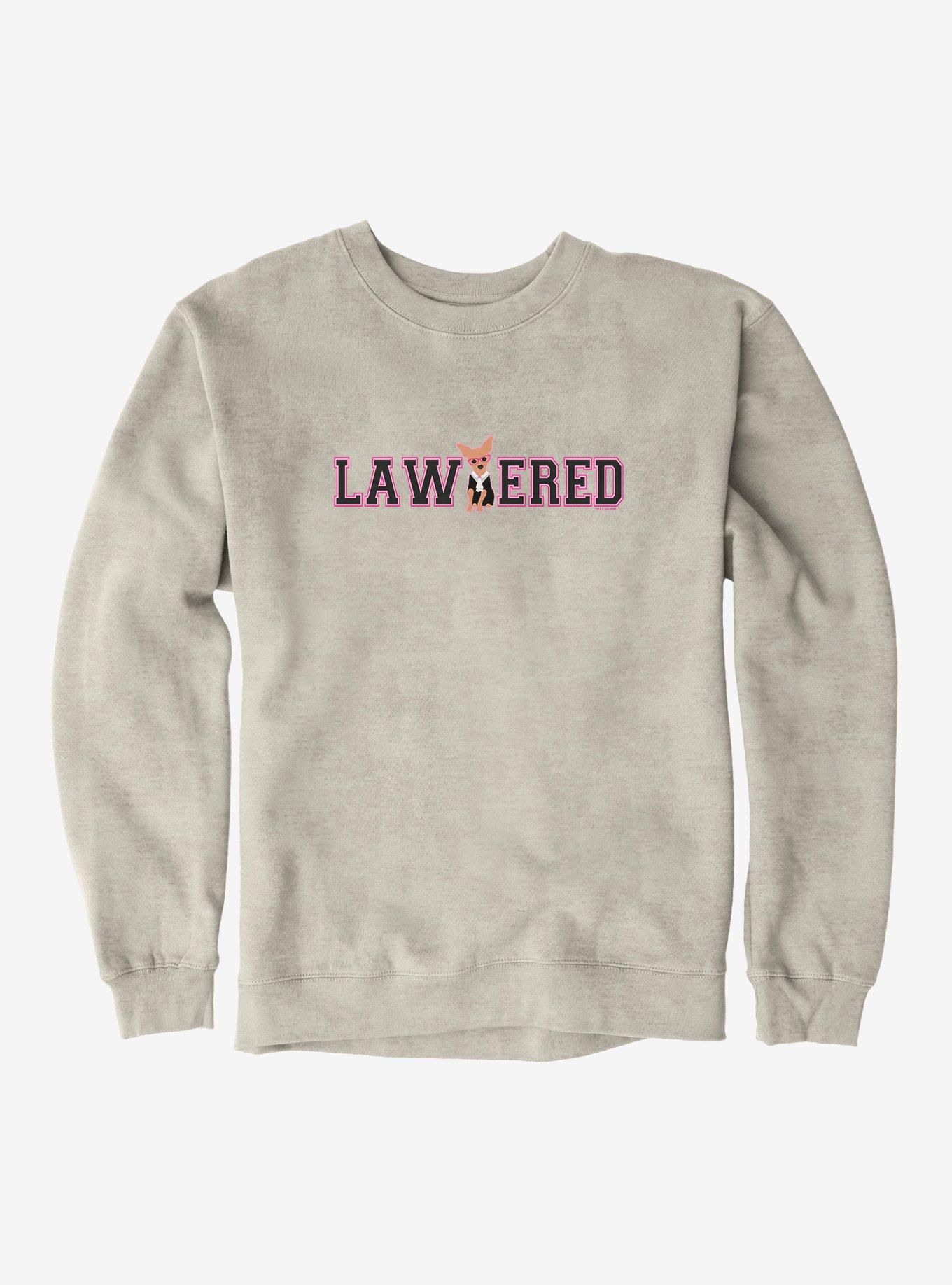 Legally Blonde Bruiser Lawyered Sweatshirt, OATMEAL HEATHER, hi-res