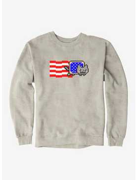 Nyan Cat American Flag Sweatshirt, , hi-res