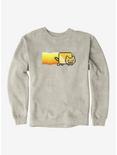 Nyan Cat Gold Sweatshirt, OATMEAL HEATHER, hi-res