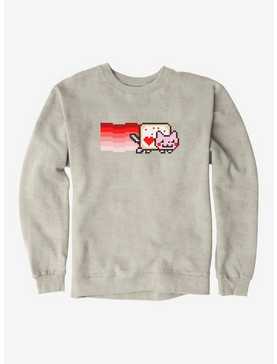 Nyan Cat Lovely Sweatshirt, , hi-res