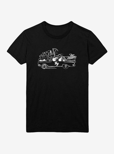 Foo Fighters Grim Reaper Low Rider Boyfriend Fit Girls T-Shirt | Hot Topic