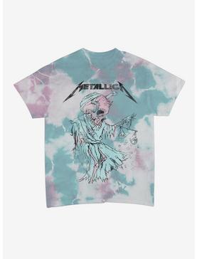 Metallica Justice Skull Pastel Tie-Dye Boyfriend Fit Girls T-Shirt, , hi-res