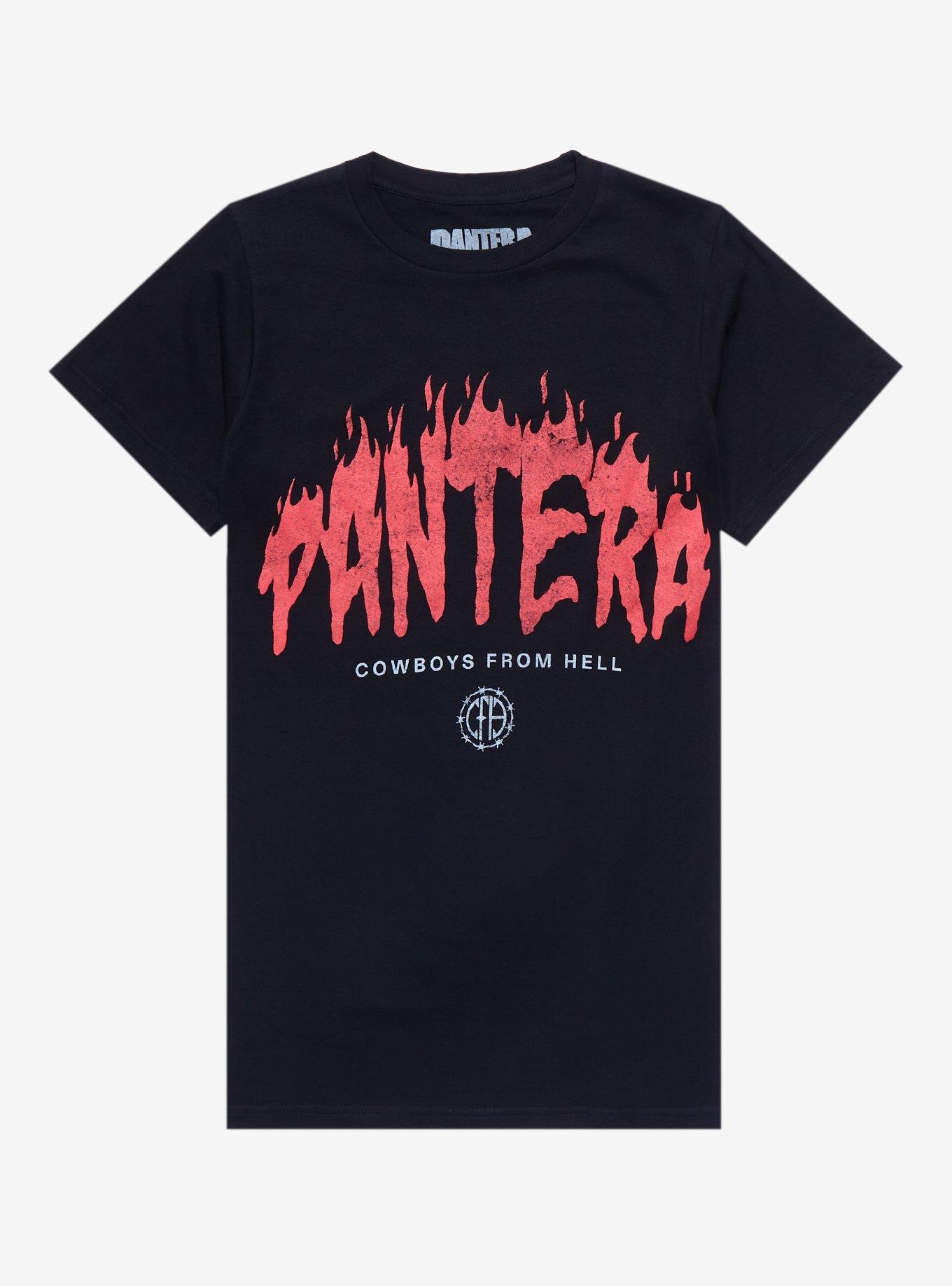 Pantera Cowboys From Hell Boyfriend Fit Girls T-Shirt