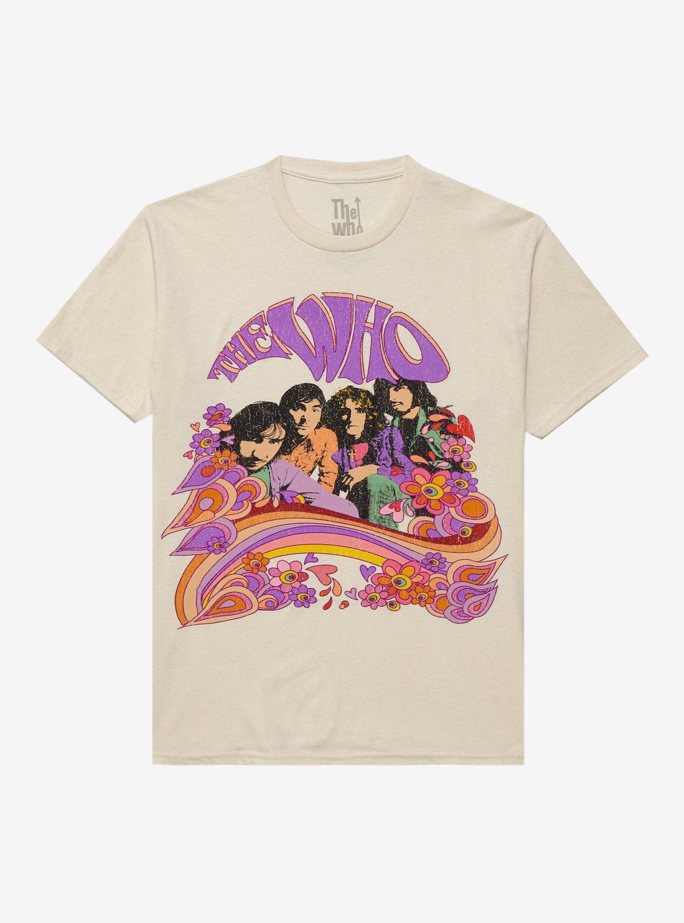 The Who Groovy Group Portrait Boyfriend Fit Girls T-Shirt | Hot Topic