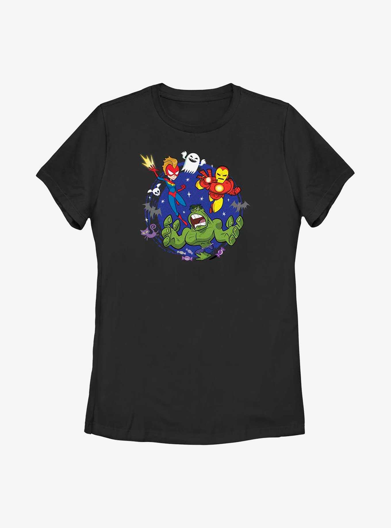 Marvel Avengers World's Scariest Heroes Womens T-Shirt, , hi-res