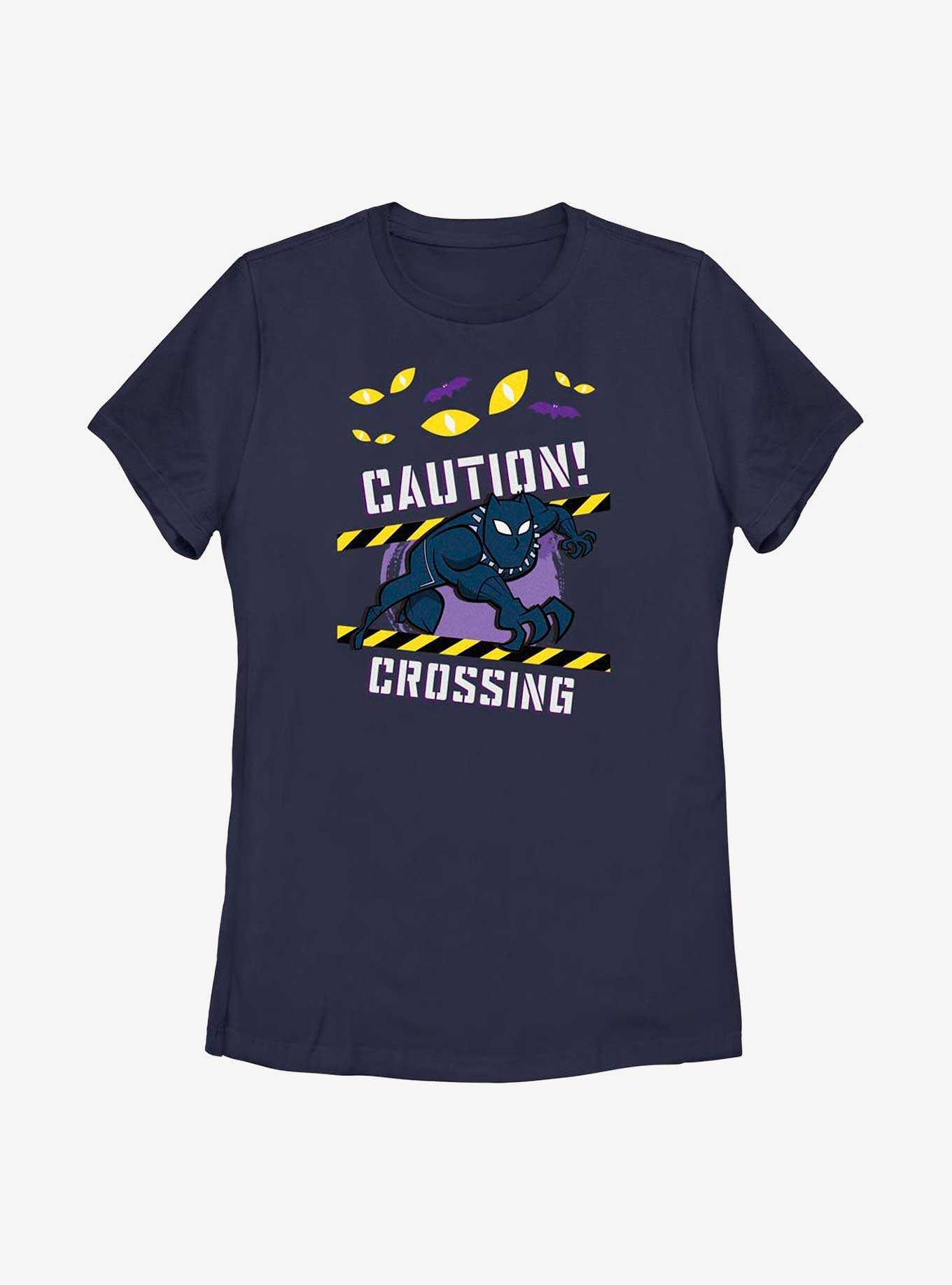 Marvel Black Panther Caution Crossing Womens T-Shirt, , hi-res