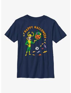 Marvel Loki Happy Halloween Youth T-Shirt, , hi-res