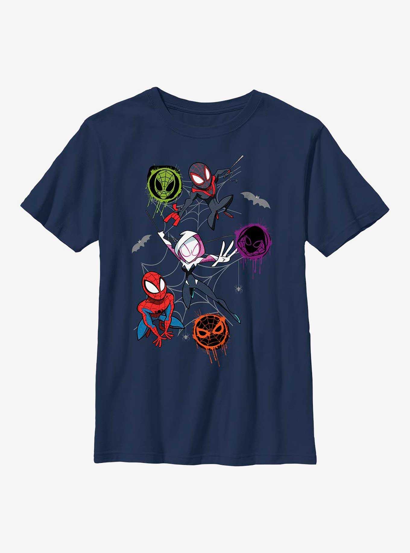 Marvel Spider-Man Trio Spifderverse Youth T-Shirt, , hi-res