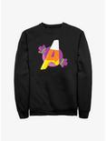 Marvel Avengers Candy Logo Sweatshirt, BLACK, hi-res