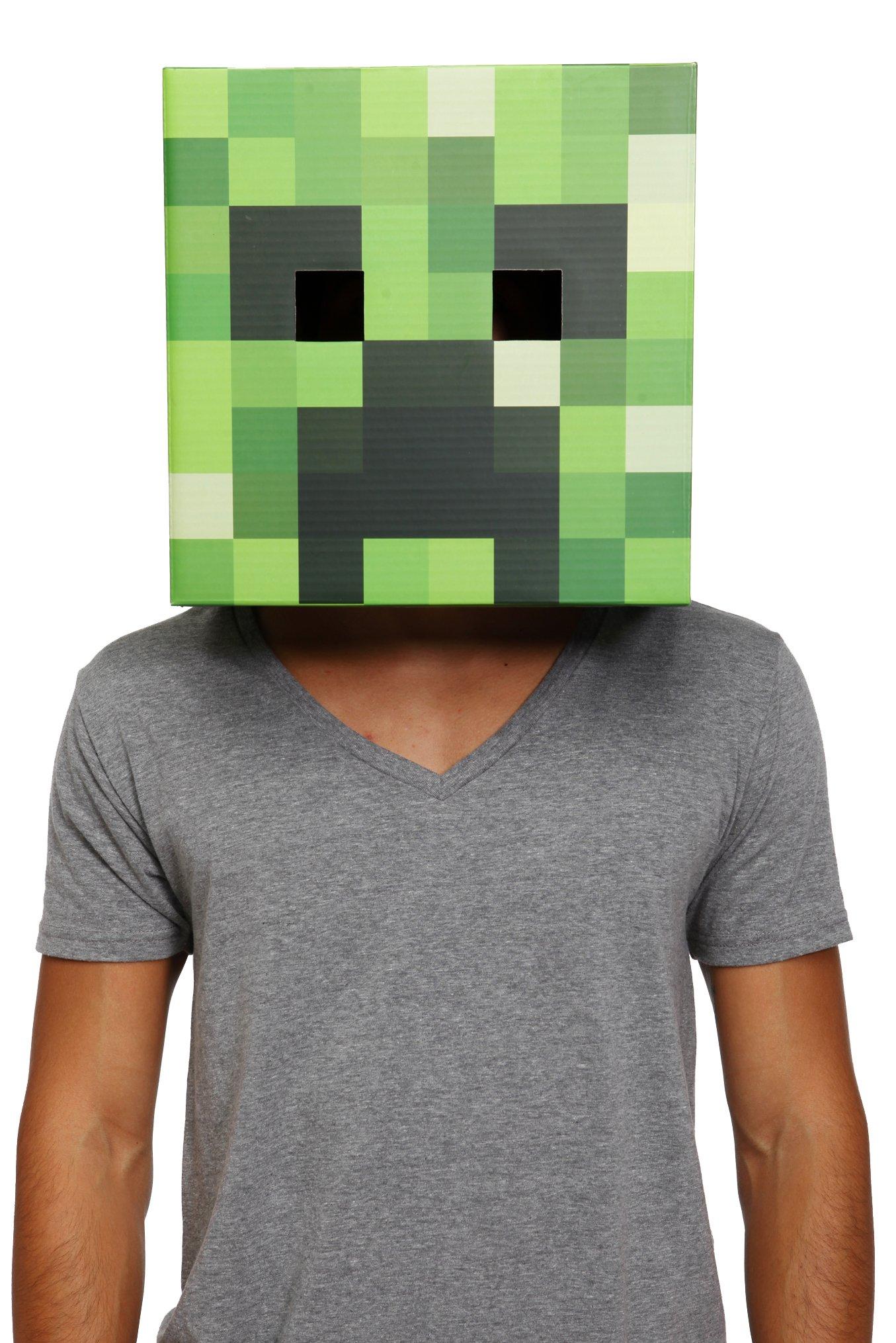 Minecraft Cardboard Creeper Head, , hi-res