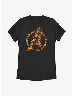 Marvel Avengers Halloween Logo Fill Womens T-Shirt, , hi-res