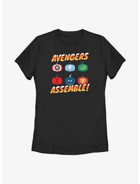 Marvel Avengers Pumpkin Assemble Womens T-Shirt, , hi-res
