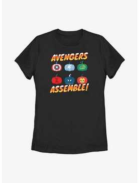 Marvel Avengers Pumpkin Assemble Womens T-Shirt, , hi-res