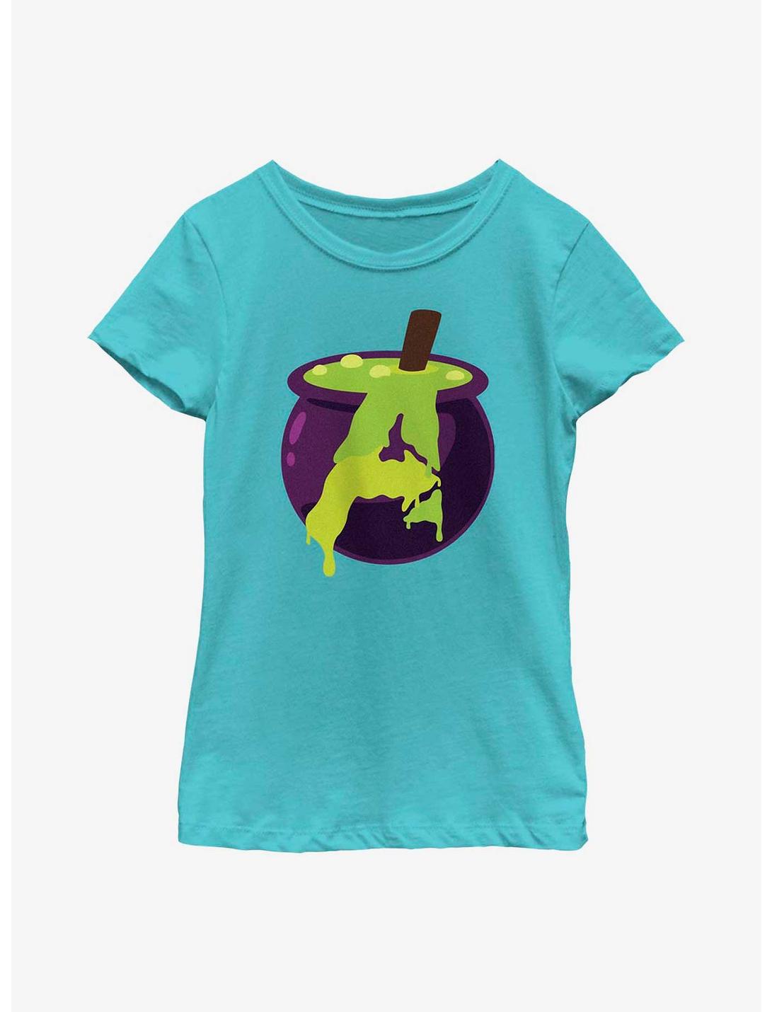 Marvel Avengers Cauldron Logo Youth Girls T-Shirt, TAHI BLUE, hi-res