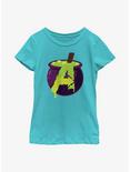 Marvel Avengers Cauldron Logo Youth Girls T-Shirt, TAHI BLUE, hi-res