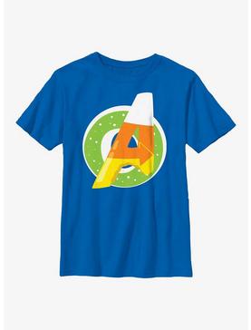 Marvel Avengers Donut Candy Corn Logo Youth T-Shirt, , hi-res