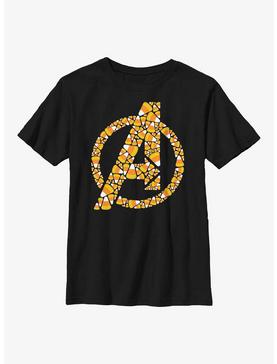 Marvel Avengers Candy Corn Symbol Youth T-Shirt, , hi-res