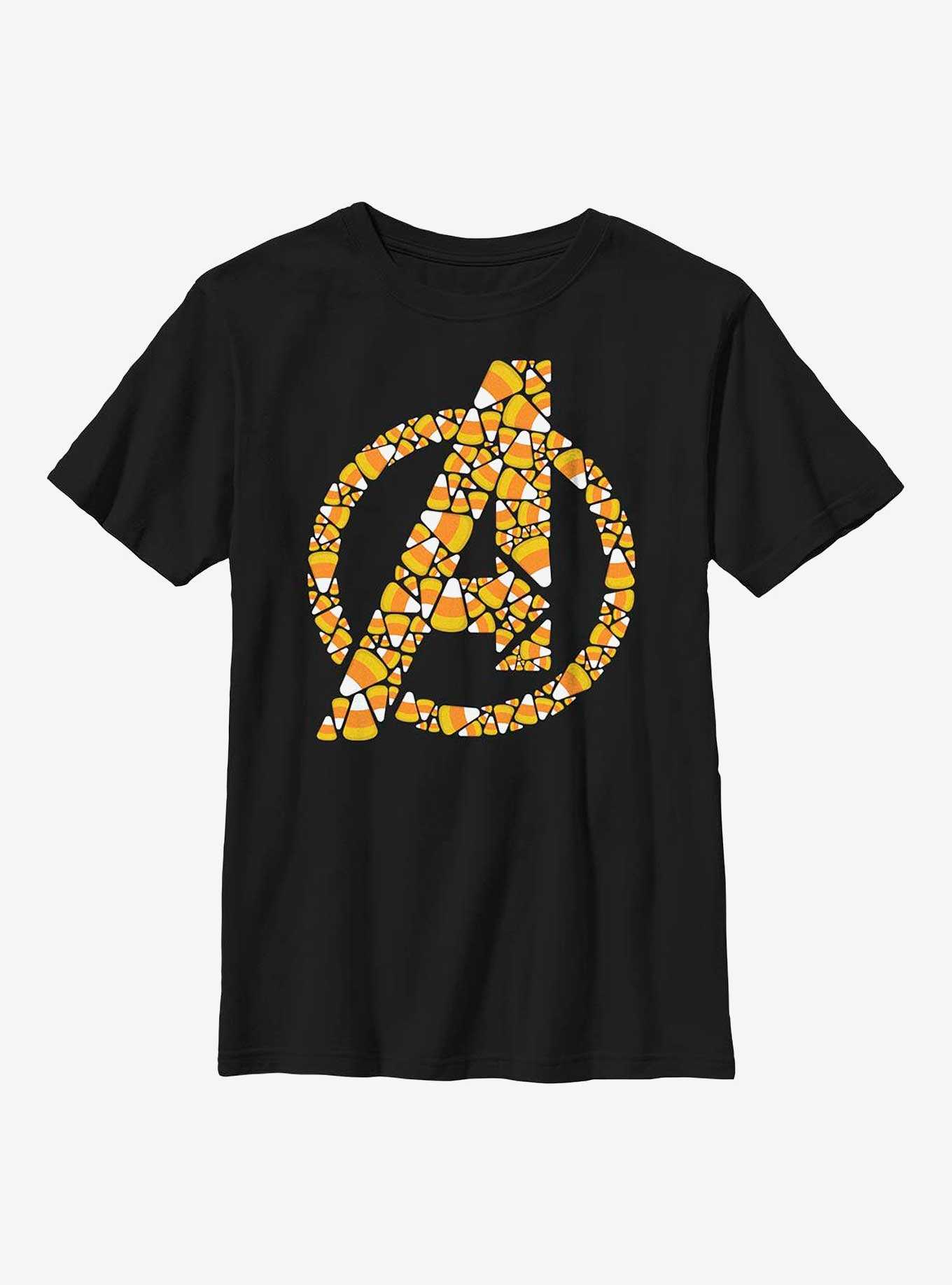 Marvel Avengers Candy Corn Symbol Youth T-Shirt, , hi-res