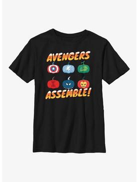 Marvel Avengers Pumpkin Assemble Youth T-Shirt, , hi-res