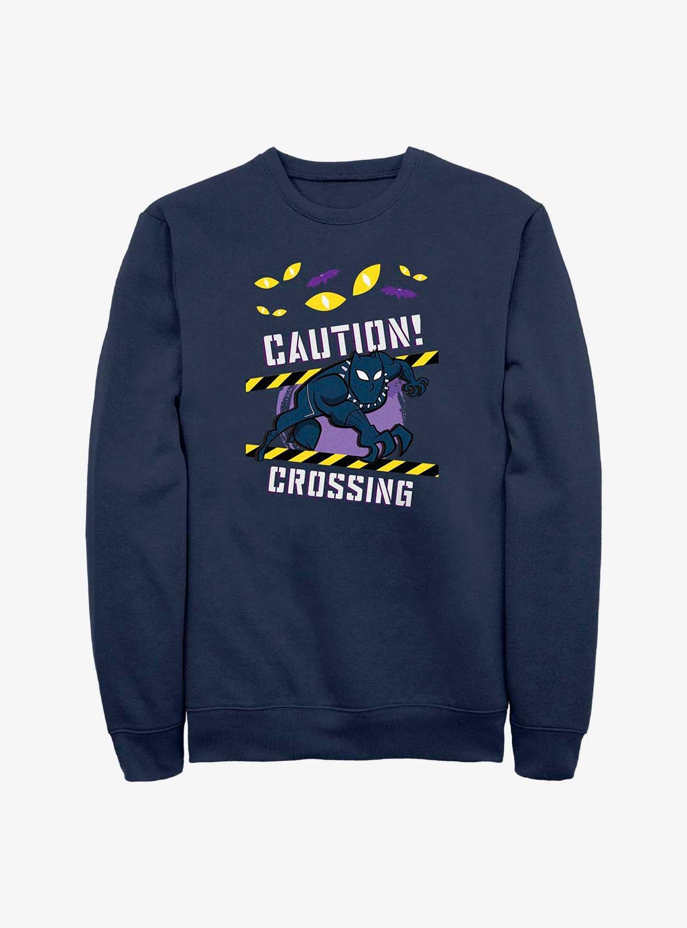 Marvel Black Panther Caution Crossing Sweatshirt, , hi-res