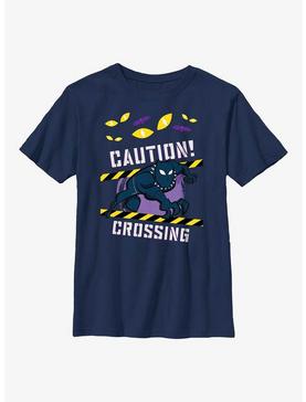 Marvel Black Panther Caution Crossing Youth T-Shirt, , hi-res