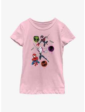 Marvel Spider-Man Trio Spifderverse Youth Girls T-Shirt, , hi-res