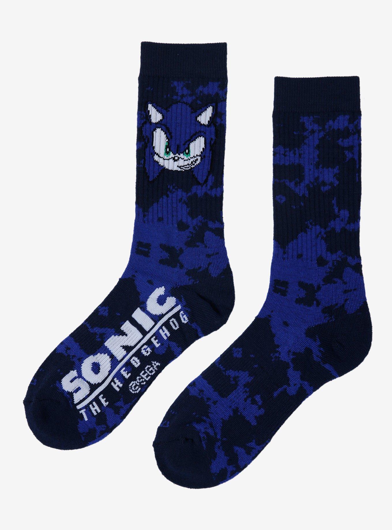 Sonic The Hedgehog Tie-Dye Crew Socks, , hi-res