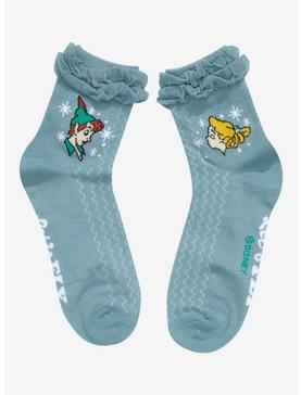 Plus Size Disney Peter Pan Duo Ruffle Ankle Socks, , hi-res