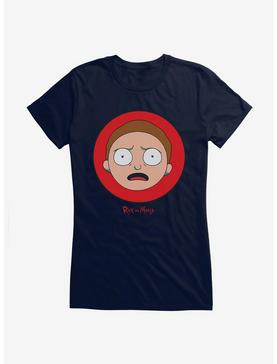 Rick And Morty Stunned Morty Icon Girls T-Shirt, , hi-res