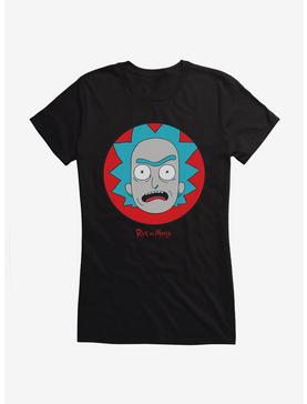 Rick And Morty Stunned Rick Icon Girls T-Shirt, , hi-res