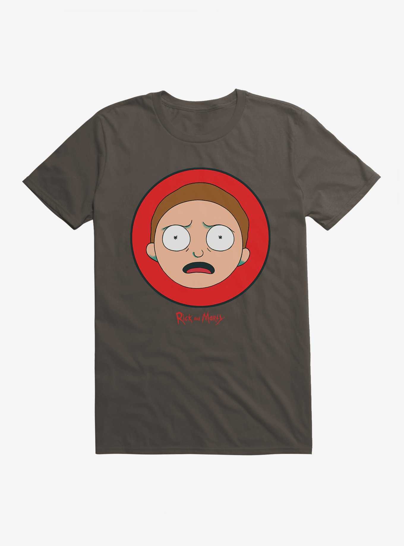 Rick And Morty Stunned Morty Icon T-Shirt, , hi-res