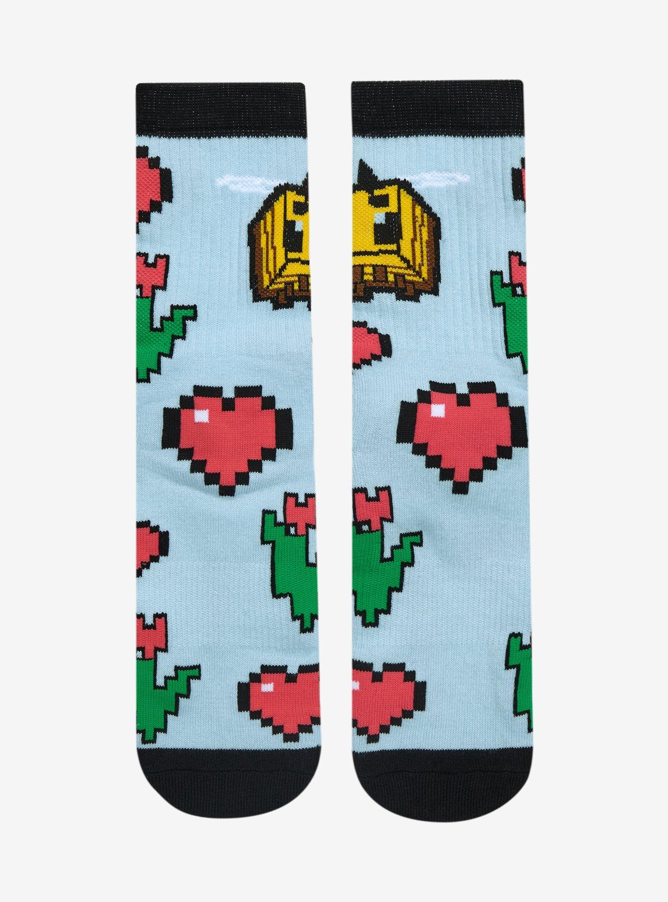 Minecraft Bee Crew Socks