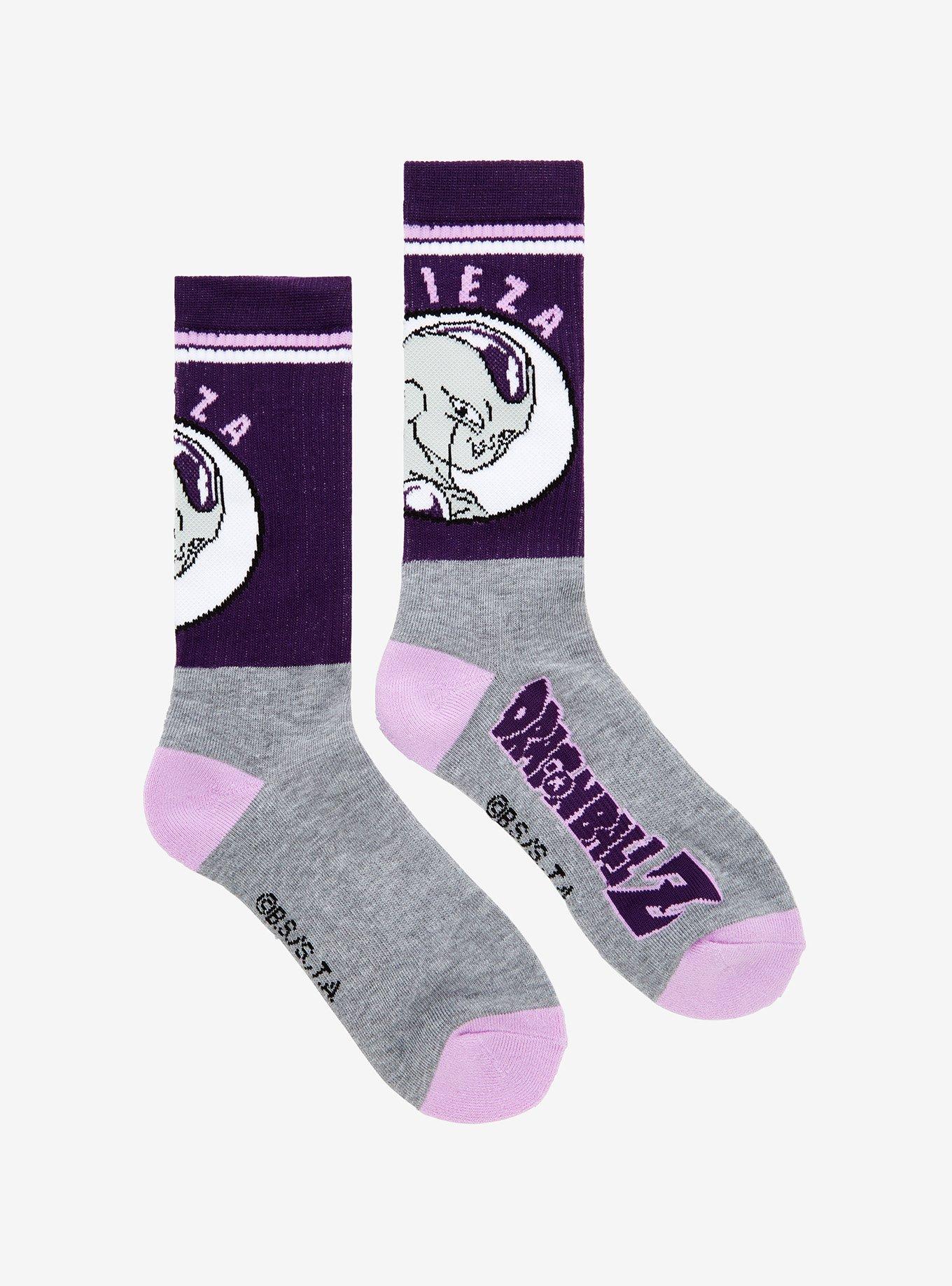 Dragon Ball Z Purple Frieza Crew Socks, , hi-res