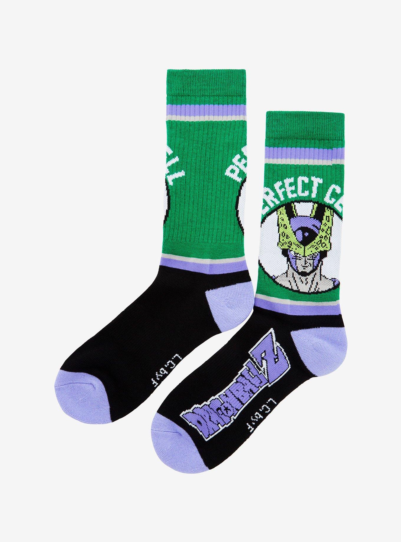Dragon Ball Z Perfect Cell Crew Socks, , hi-res