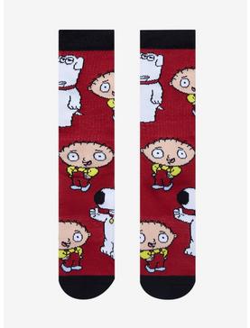 Family Guy Stewie & Brian Crew Socks, , hi-res