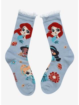 Disney Princess Chibi Lace Crew Socks, , hi-res