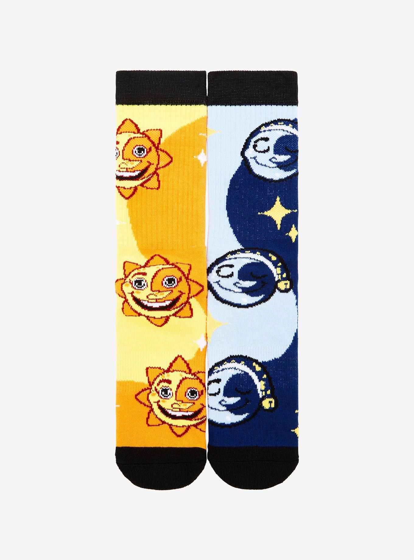 Five Nights At Freddy's: Security Breach Sun & Moon Crew Socks, , hi-res