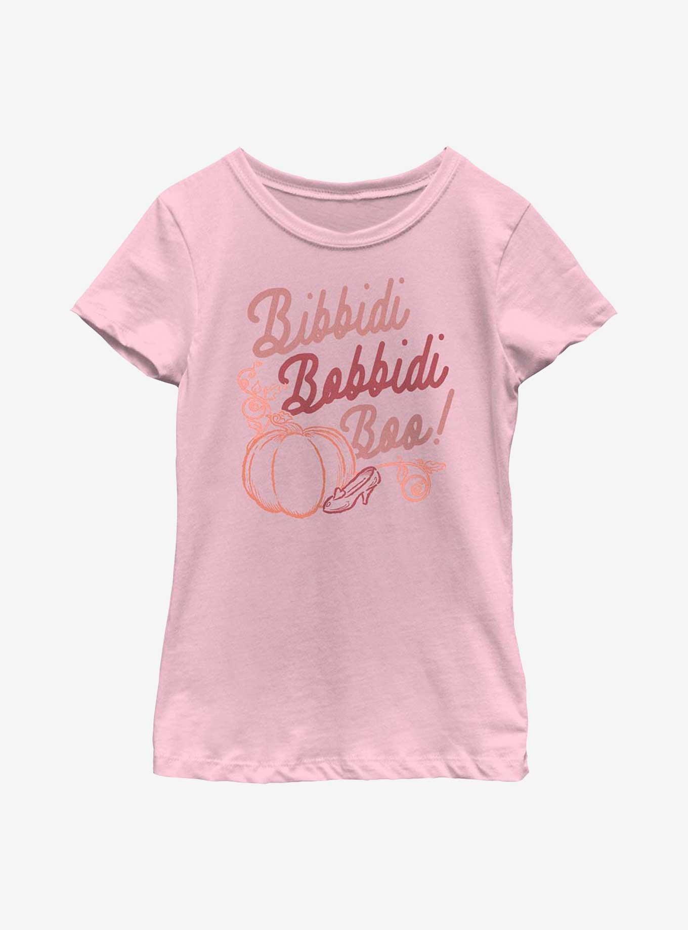 Disney Cinderella Bibbidi Bobbidi Boo! Pumpkin Youth Girls T-Shirt, PINK, hi-res