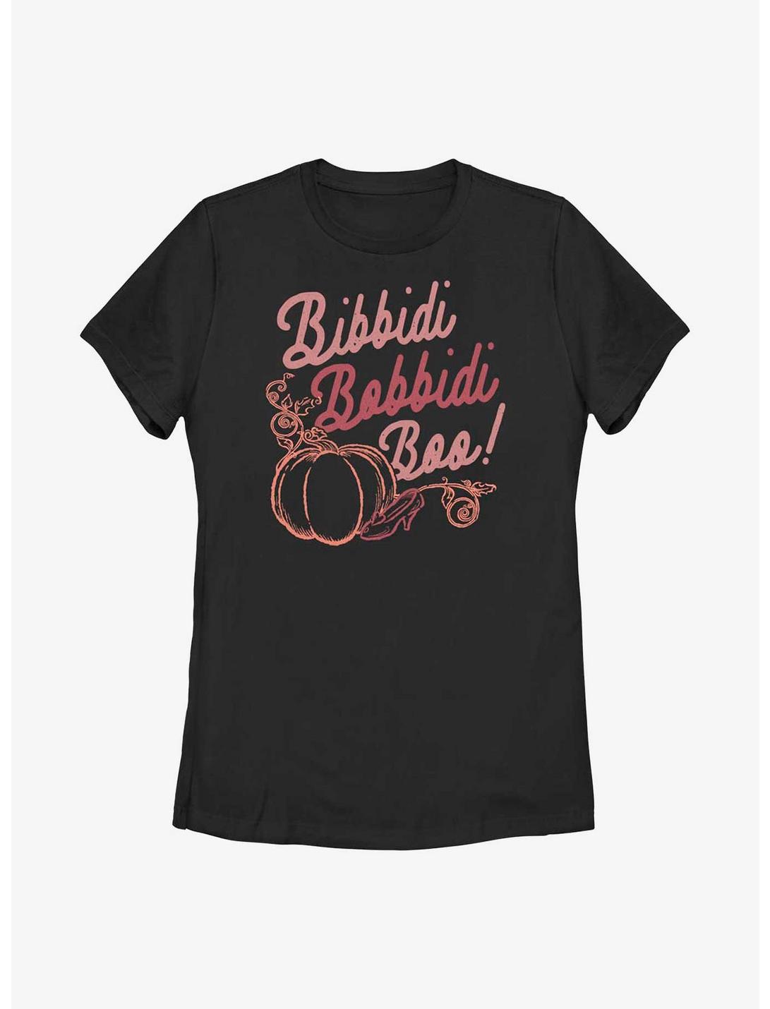 Disney Cinderella Bibbidi Bobbidi Boo! Pumpkin Womens T-Shirt, BLACK, hi-res