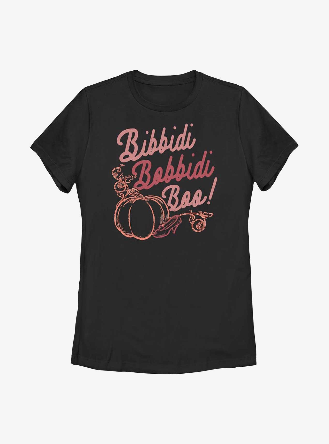 Disney Cinderella Bibbidi Bobbidi Boo! Pumpkin Womens T-Shirt, BLACK, hi-res