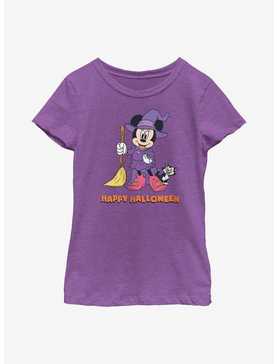 Disney Minnie Mouse Happy Halloween Witch  Youth Girls T-Shirt, , hi-res