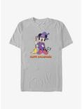 Disney Minnie Mouse Happy Halloween Witch  T-Shirt, SILVER, hi-res