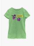 Disney Pixar Wall-E Eek! Scared Youth Girls T-Shirt, GRN APPLE, hi-res