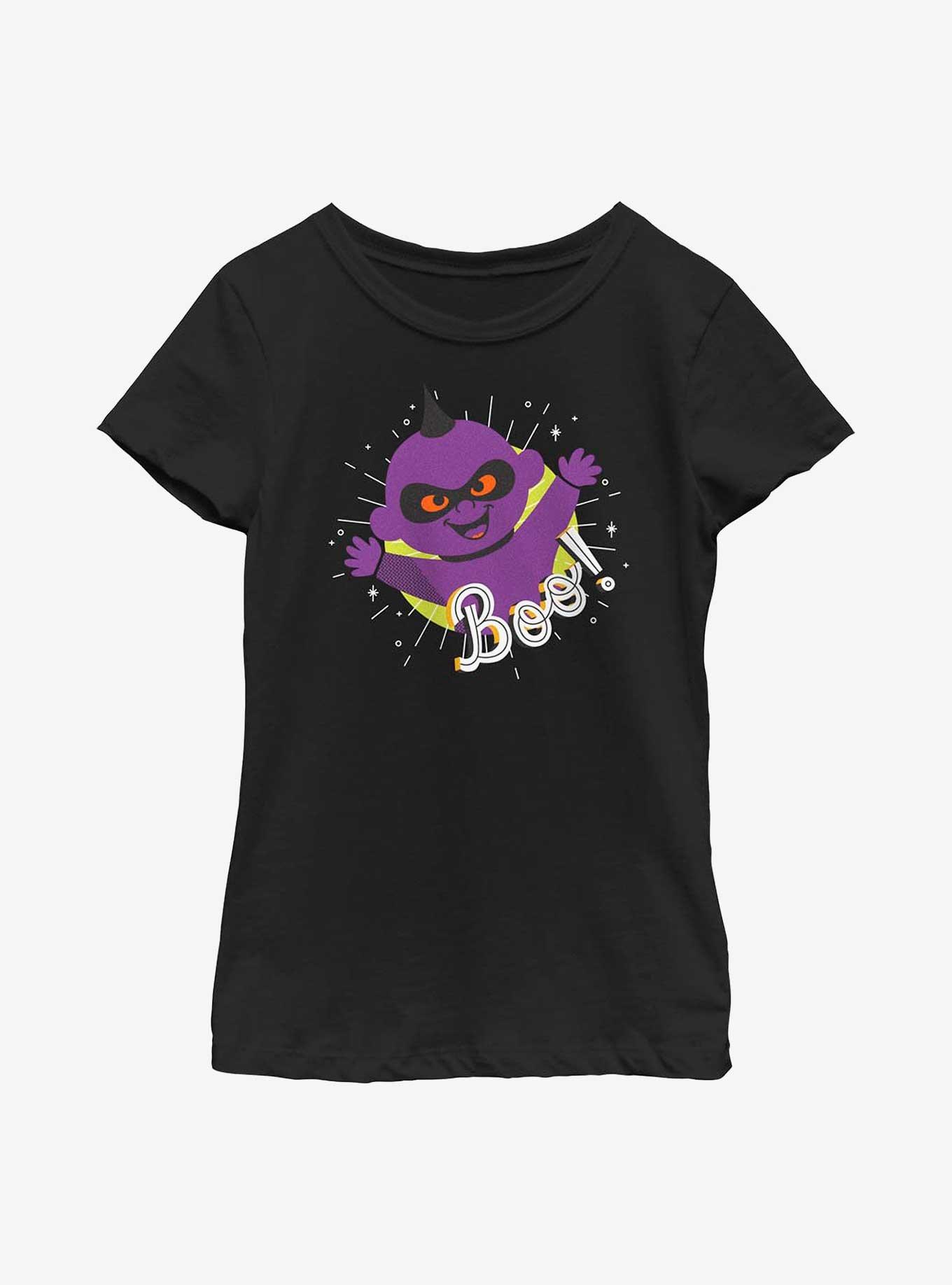 Disney Pixar The Incredibles Jack-Jack Boo! Youth Girls T-Shirt, BLACK, hi-res