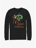 Disney Snow White And The Seven Dwarfs Evil Queen of Halloween Long-Sleeve T-Shirt, BLACK, hi-res